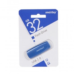 Флеш-накопитель 32Gb SmartBuy Scout, USB 2.0, пластик, синий