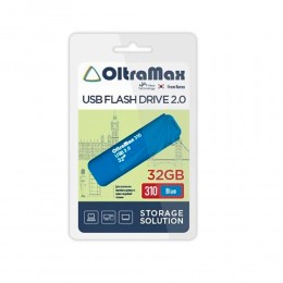 Флеш-накопитель 32Gb OltraMax 310, USB 2.0, пластик, синий