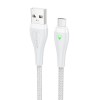 Кабель USB - микро USB Borofone BX100 Advantage, 1.0м, 2.4A, цвет: серый