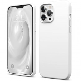 Чехол силиконовый FaisON для APPLE iPhone 14, №9, Silicone Case Full, цвет: белый