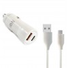 Блок питания автомобильный 1 USB, 1 Type-C FaisON A-24, белый