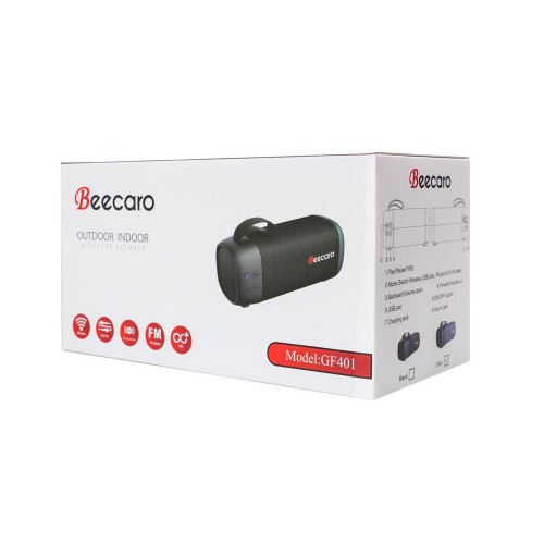 Портативная колонка Beecaro GF401 Bluetooth, серый цвет
