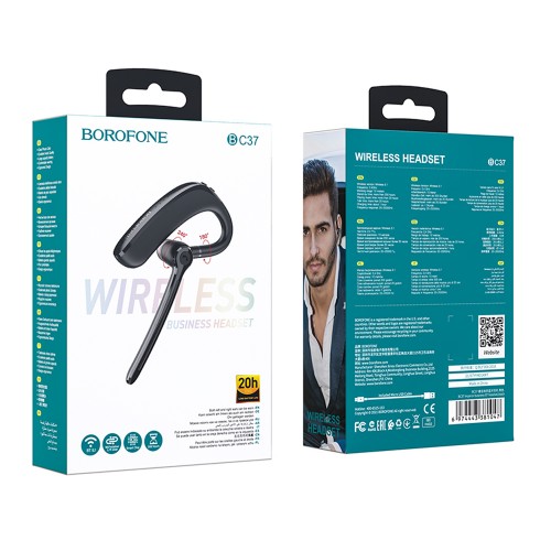 Гарнитура Bluetooth Borofone BC37 Imperor, черная - качество звука
