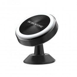 Держатель автомобильный Borofone, BH5, Platinum, магнитный, торпедо, для смартфона, цвет: чёрный
