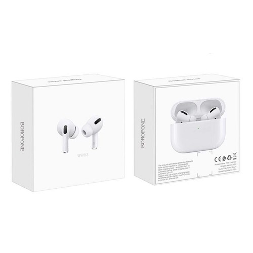 Наушники Borofone BW03 Bluetooth белые – оригинальная серия
