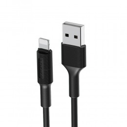 Кабель USB - 8 pin Borofone BX1 EZSync, 1.0м, 2.0A, цвет: чёрный
