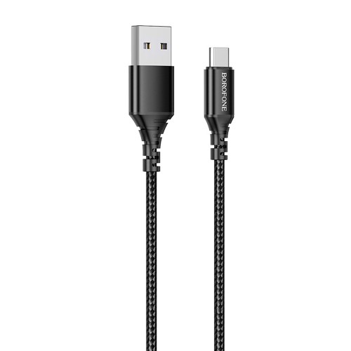 Кабель USB - Type-C Borofone BX54 Ultra bright, 1.0м, 3.0A, цвет: черный