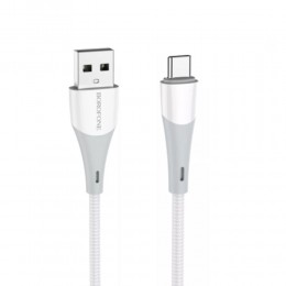 Кабель USB - Type-C Borofone BX60 Superior, 1.0м, 3,0А, цвет: белый