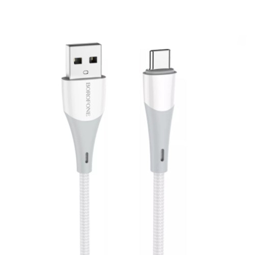 Кабель USB - Type-C Borofone BX60 Superior, 1.0м, 3,0А, цвет: белый