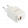 Блок питания сетевой 1 USB, Type-C FaisON C-16, Core, 3000mA, QC3.0, FCP, SCP, AFC, PD3.0, цвет: белый