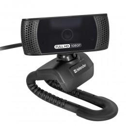Веб-камера Defender, G-lens, 2694, встроенный микрофон, видеоразрешение 19200 * 1080 , USB 2.0, цвет: чёрный

