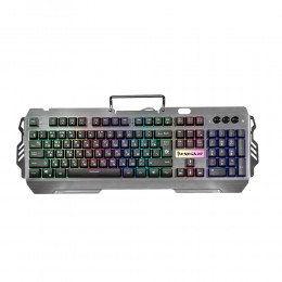 Клавиатура проводная Defender, Renegade, GK-640DL, мембранная, 1.5 м, цвет: серый
