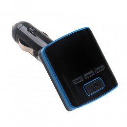FM-трансмиттер без бренда, FM-I6BT, Bluetooth, цвет: синий
