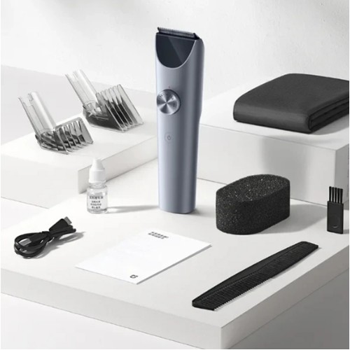 Машинка для стрижки волос XIAOMI, Mijia Hair Clipper 2, 3 Вт, цвет: серый, тёмный, (арт.MJGHHC2LF)