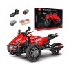 Конструктор MOULD KING 23010: Трицикл Spyder на пульте, 853 детали
