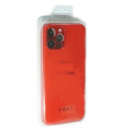 Чехол силиконовый без бренда для APPLE iPhone XI Pro, Clear Case, 2.0мм, цвет: красный
