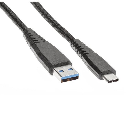 Кабель 1 USB 3.1 - Type-C TELECOM TC402B, 2.0м, 3.0A, цвет: чёрный