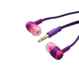 Наушники внутриканальные Connect 6609, Color, 1.2 м, цвет: фиолетовый
