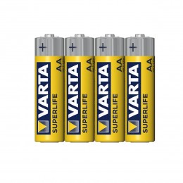 Батарейка AA Varta R06-4P SuperLife, 1.5В, (4/48/240)