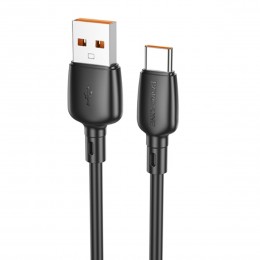 Кабель USB - Type-C Borofone BX93 Super power, 1.0м, 6.0A, PD 100Вт, цвет: чёрный