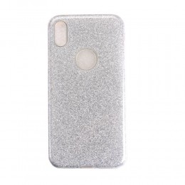 Чехол силиконовый NEYPO для APPLE iPhone XI Pro Max, BRILLIANT, цвет: серебряный
