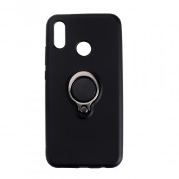 Накладка задняя без бренда для HUAWEI Mate 10 Pro, Ring, цвет: чёрный, в техпаке
