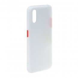 Накладка задняя без бренда для APPLE iPhone X, SHELL, цвет: белый
