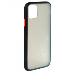 Накладка задняя без бренда для APPLE iPhone XI Pro Max, SHELL, цвет: чёрный
