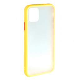 Накладка задняя без бренда для APPLE iPhone XI Pro, SHELL, цвет: жёлтый
