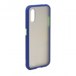 Накладка задняя без бренда для HUAWEI Honor 9A, SHELL, цвет: синий
