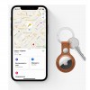 Трекер APPLE , AirTag, 31,9х31,9 мм, iOS 14,5 и выше, цвет: серебряный, 4 шт/уп