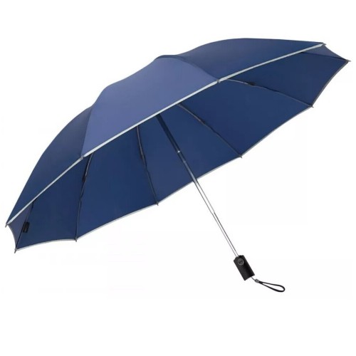 Зонт XIAOMI, Zuodu Automatic Umbrella LED, 105x63 см, пластик, аллюминий, автоматический, с фонариком, цвет: синий