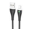 Кабель USB - 8 pin Borofone BX100 Advantage, 1.0м, 2.4A, цвет: чёрный