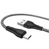 Кабель USB - микро USB Borofone BX39, 1.0м, 2.4A, цвет: чёрный, белый