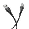 Кабель USB - Type-C Borofone BX51 Triumph, 1.0м, 3.0A, цвет: черный