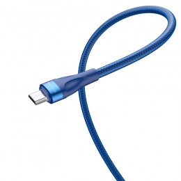 Кабель USB - микро USB Borofone BX61 Source, 1.0м, 2.4A, цвет: синий