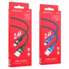 Кабель USB - микро USB Borofone BX61 Source, 1.0м, 2.4A, цвет: синий