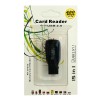 Кардридер microSD USB 2.0, красный, пластик, 025
