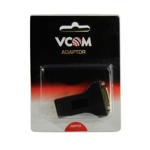 Переходник DisplayPort(m) - DVI(f) VCOM CA332, цвет: чёрный