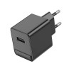 Блок питания сетевой 1 USB Borofone BAS11A, Erudite, 5V/2.1A, 18Вт, цвет: чёрный