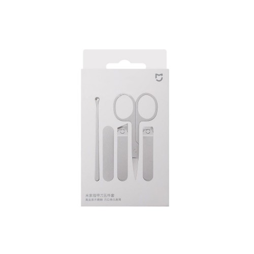 Набор маникюрный XIAOMI, Mijia, Nail Clipper Five Piece Set, цвет: серебряный (арт.MJZJD002QW)