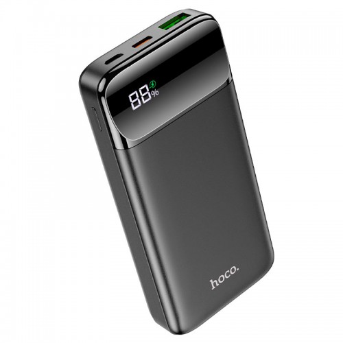 Аккумулятор внешний HOCO J89, 10000mAh, QC3.0, PD3.0, цвет: чёрный