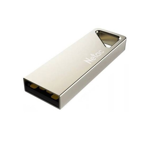 Флеш-накопитель 32Gb Netac U326, USB 2.0, металл, серебряный