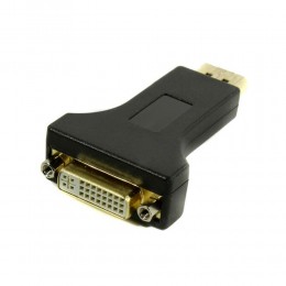 Переходник DisplayPort(m) - DVI(f) VCOM CA332, цвет: чёрный