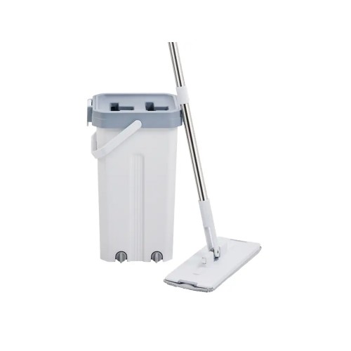 Швабра для пола XIAOMI Quange Mop Kit, металл и пластик, белая/серая
