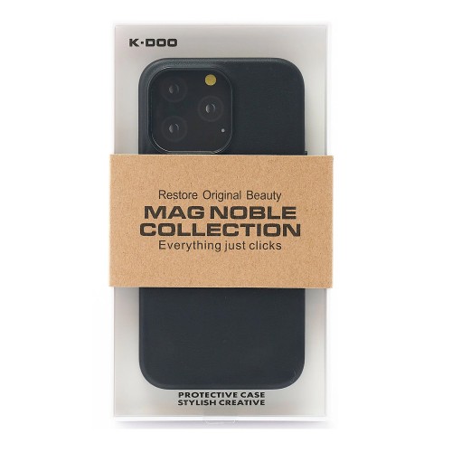 Накладка задняя K-Doo для APPLE iPhone 14 Pro, Mag Noble, поддержка Magsafe, цвет: чёрный