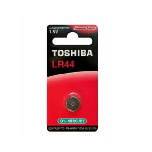 Батарейка Toshiba LR44-1BL, 1.5B, (1/10/100), 1шт