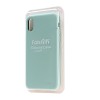 Чехол силиконовый FaisON для APPLE iPhone 7/8 Plus, №32, Silicone Case, цвет: зелёный, светлый