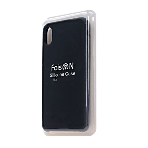 Чехол силиконовый FaisON для SAMSUNG Galaxy A31, №15, Silicone Case, цвет: серый, тёмный