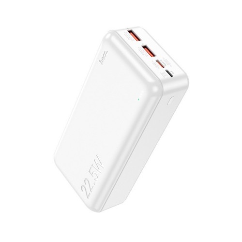 Аккумулятор внешний HOCO J101B, Astute, 30000mAh, QC3.0, PD3.0, цвет: белый